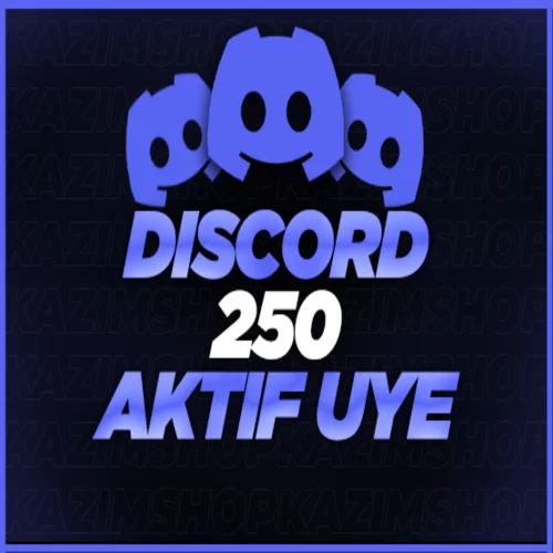  DİSCORD 724 AKTİF 250 ÜYE  RESİMLİ